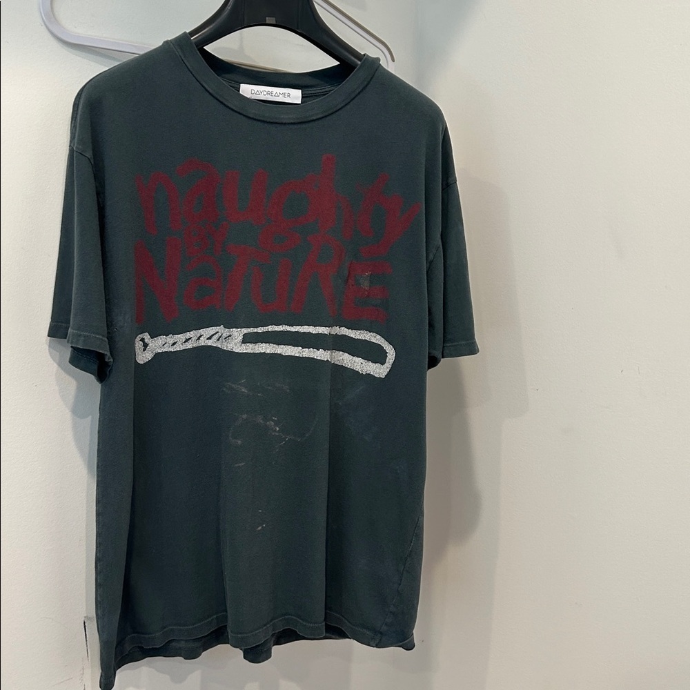 Daydreamer Naughty By Nature Gray Short Sleeve  T-Shirt adult size medium - Picture 10 of 10